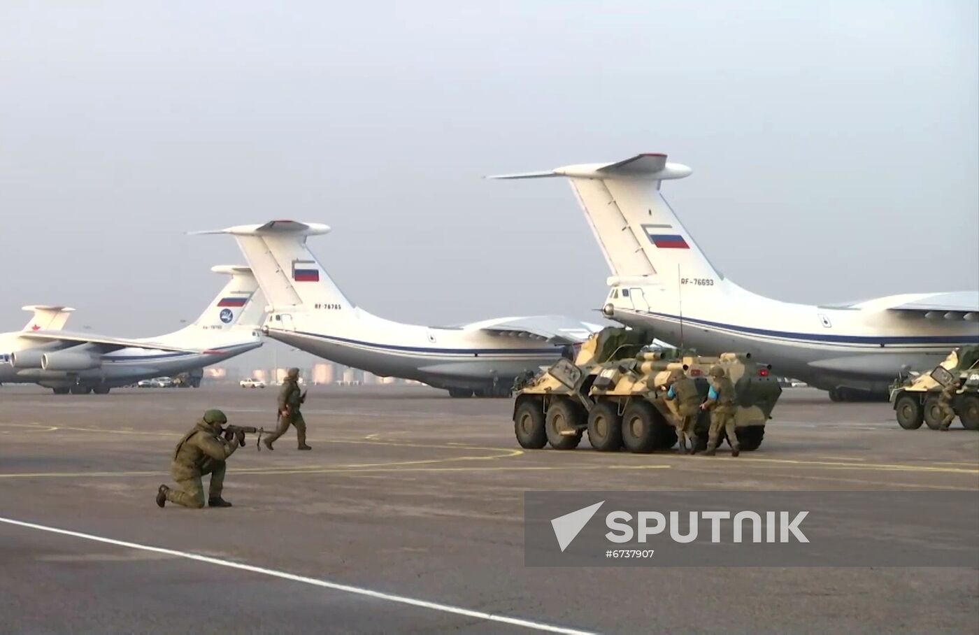 Russia Kazakhstan CSTO Peacekeeping Forces