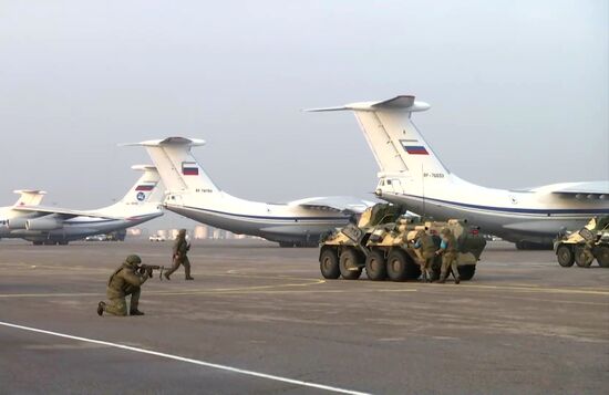 Russia Kazakhstan CSTO Peacekeeping Forces