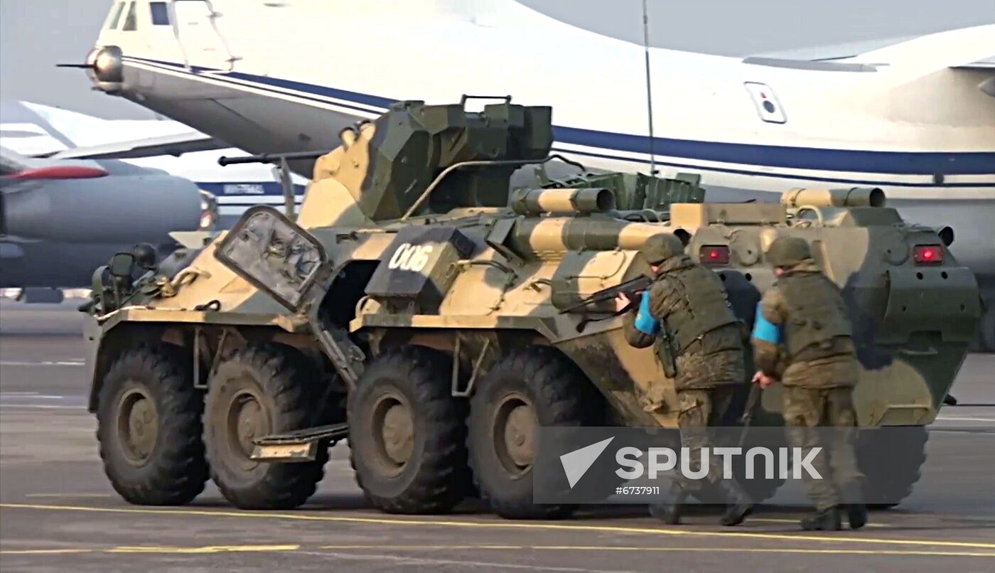 Russia Kazakhstan CSTO Peacekeeping Forces