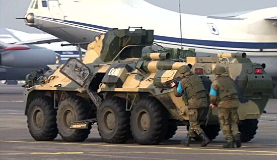 Russia Kazakhstan CSTO Peacekeeping Forces
