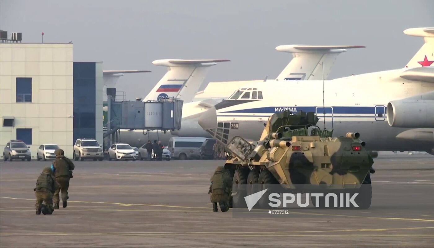 Russia Kazakhstan CSTO Peacekeeping Forces