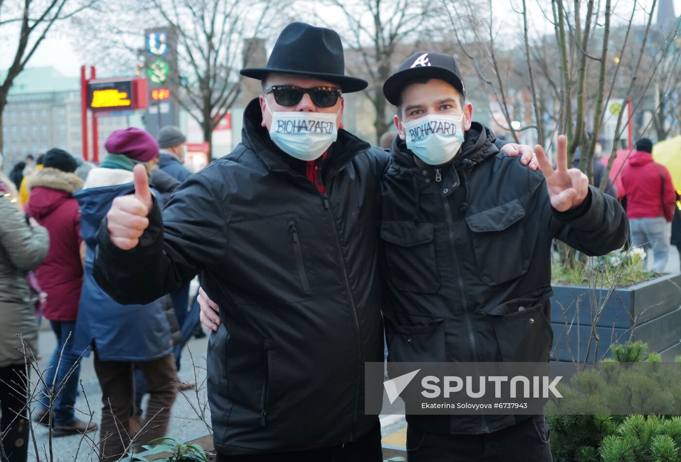 Germany Coronavirus Restrictions Protest