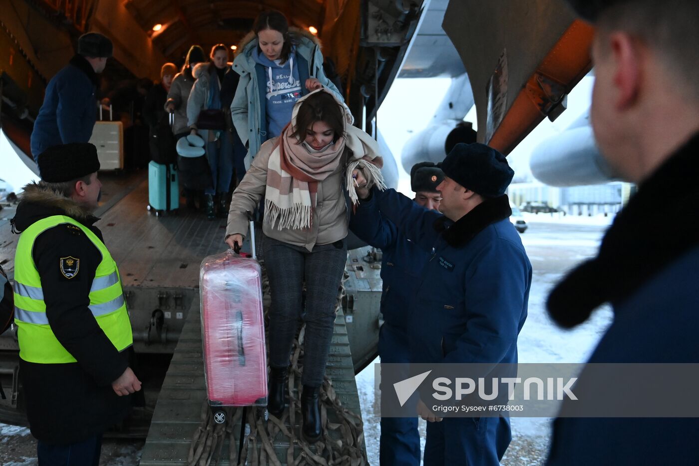 Russia Kazakhstan Tourists Evacuation