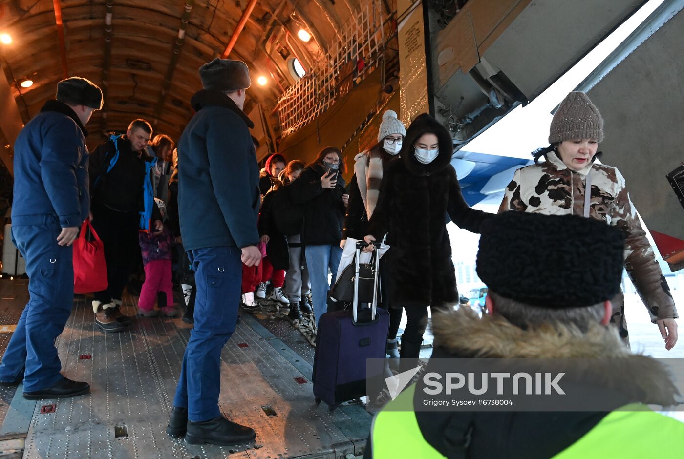 Russia Kazakhstan Tourists Evacuation
