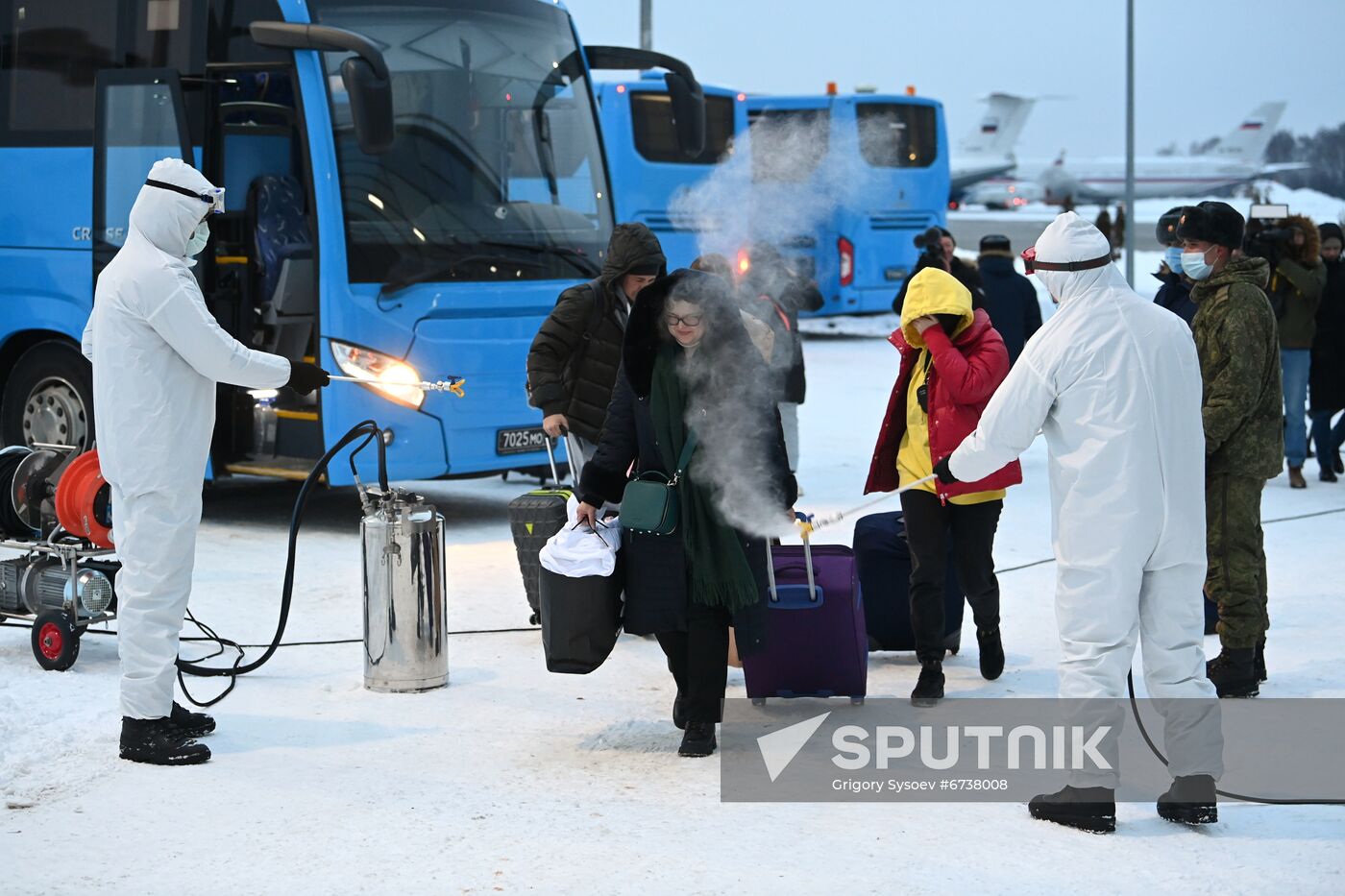 Russia Kazakhstan Tourists Evacuation