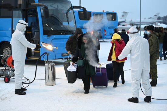 Russia Kazakhstan Tourists Evacuation