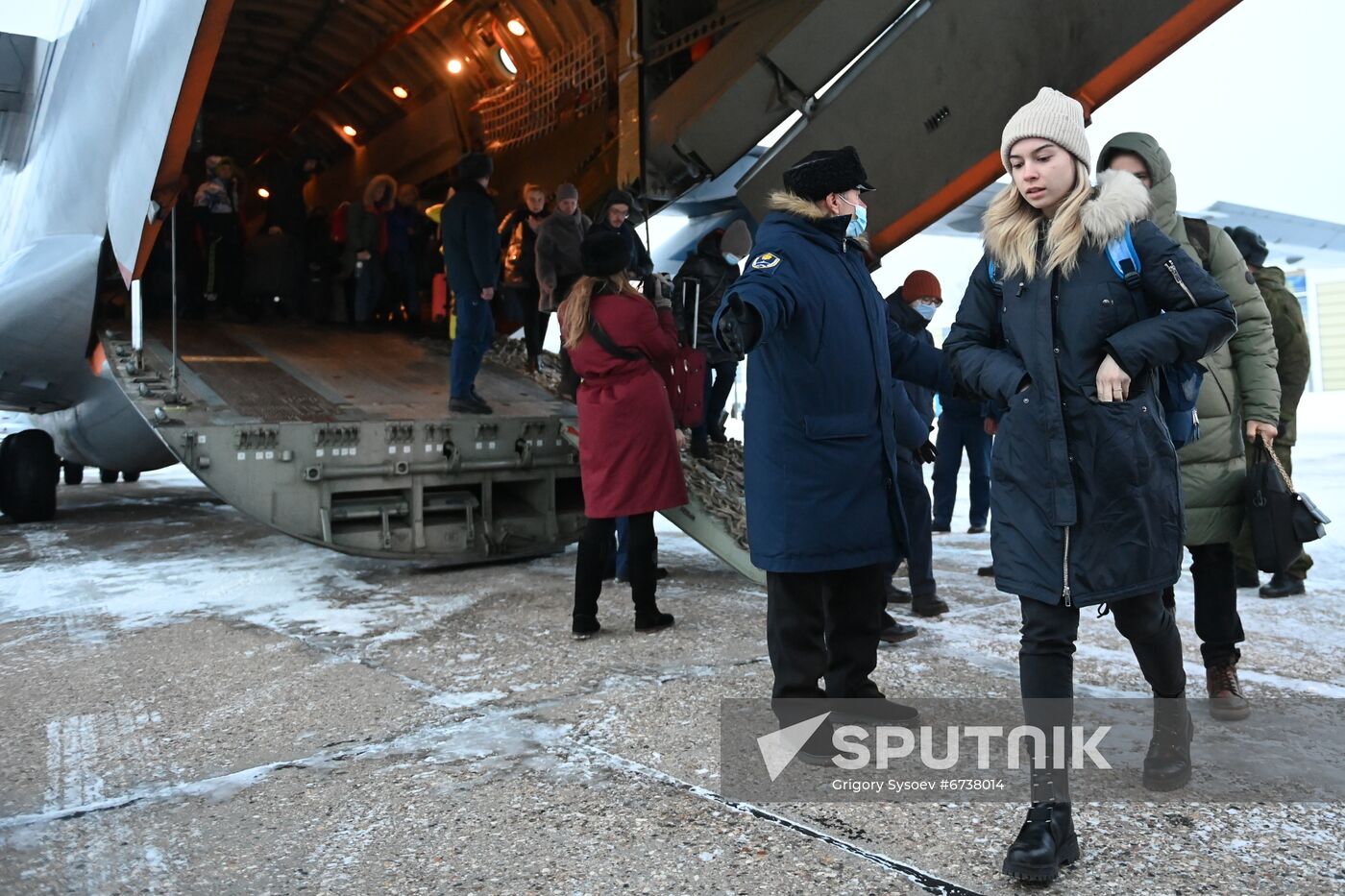 Russia Kazakhstan Tourists Evacuation