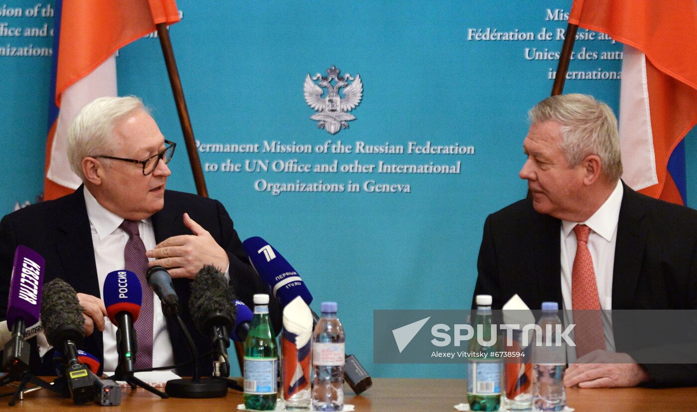 Switzerland US Russia Security Guarantees Talks