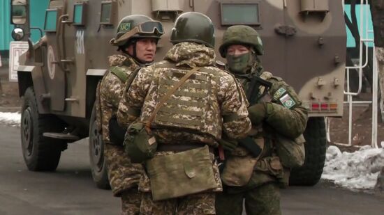 Kazakhstan CSTO Peacekeeping Forces