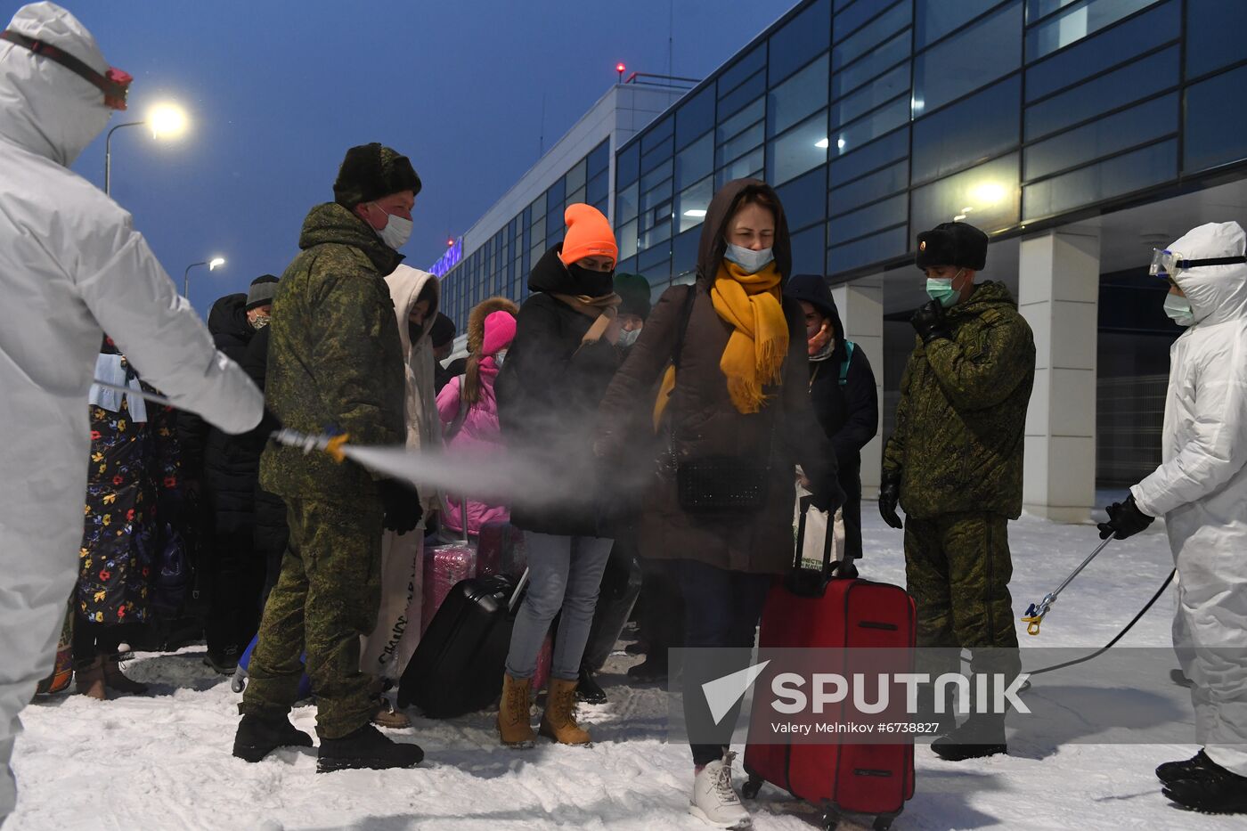 Russia Kazakhstan Evacuation