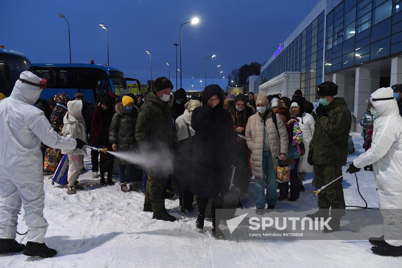 Russia Kazakhstan Evacuation