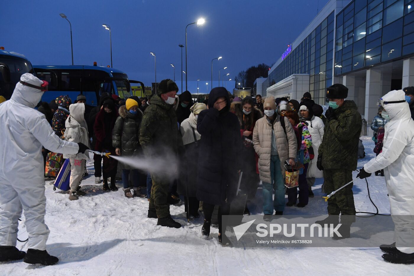 Russia Kazakhstan Evacuation