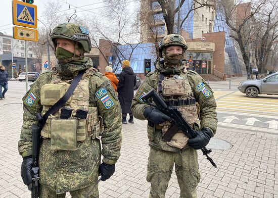 Kazakhstan CSTO Peacekeeping Forces
