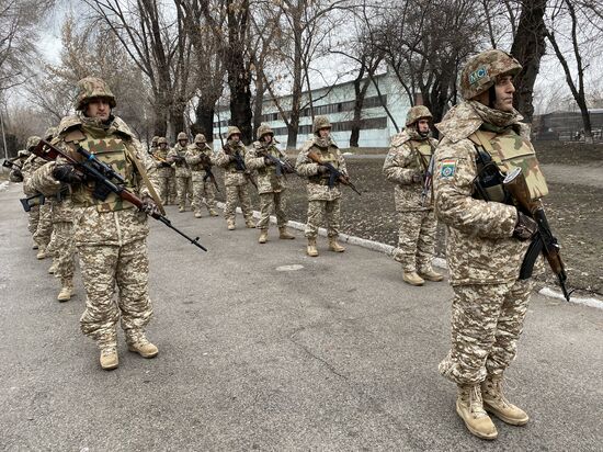 Kazakhstan CSTO Peacekeeping Forces