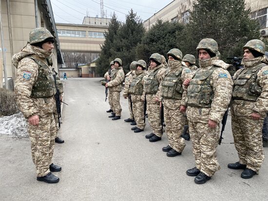 Kazakhstan CSTO Peacekeeping Forces