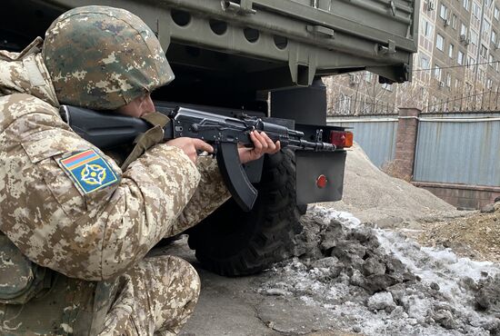 Kazakhstan CSTO Peacekeeping Forces