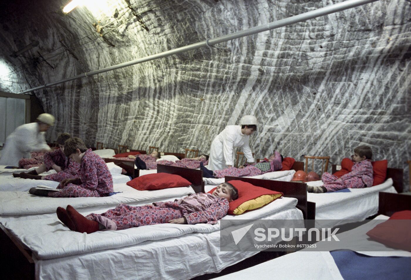 Treatment facility at Solotvino salt mines