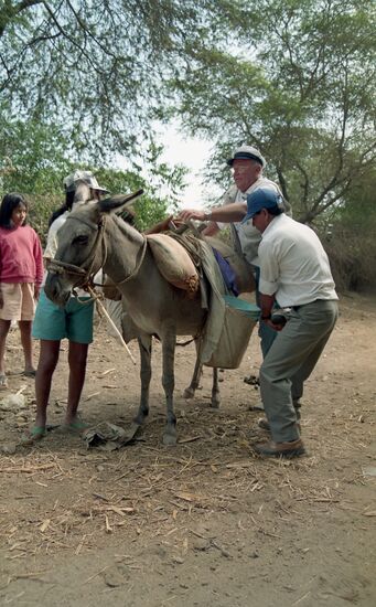 Traveler Yury Senkevich in Peru