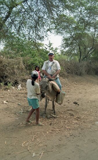 Traveler Yury Senkevich in Peru