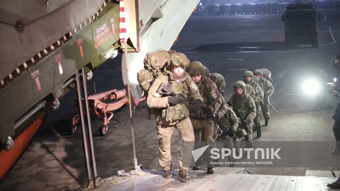 Kazakhstan Russia CSTO Peacekeeping Forces Withdrawal