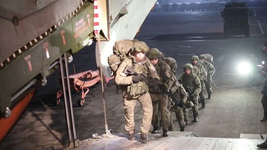 Kazakhstan Russia CSTO Peacekeeping Forces Withdrawal 