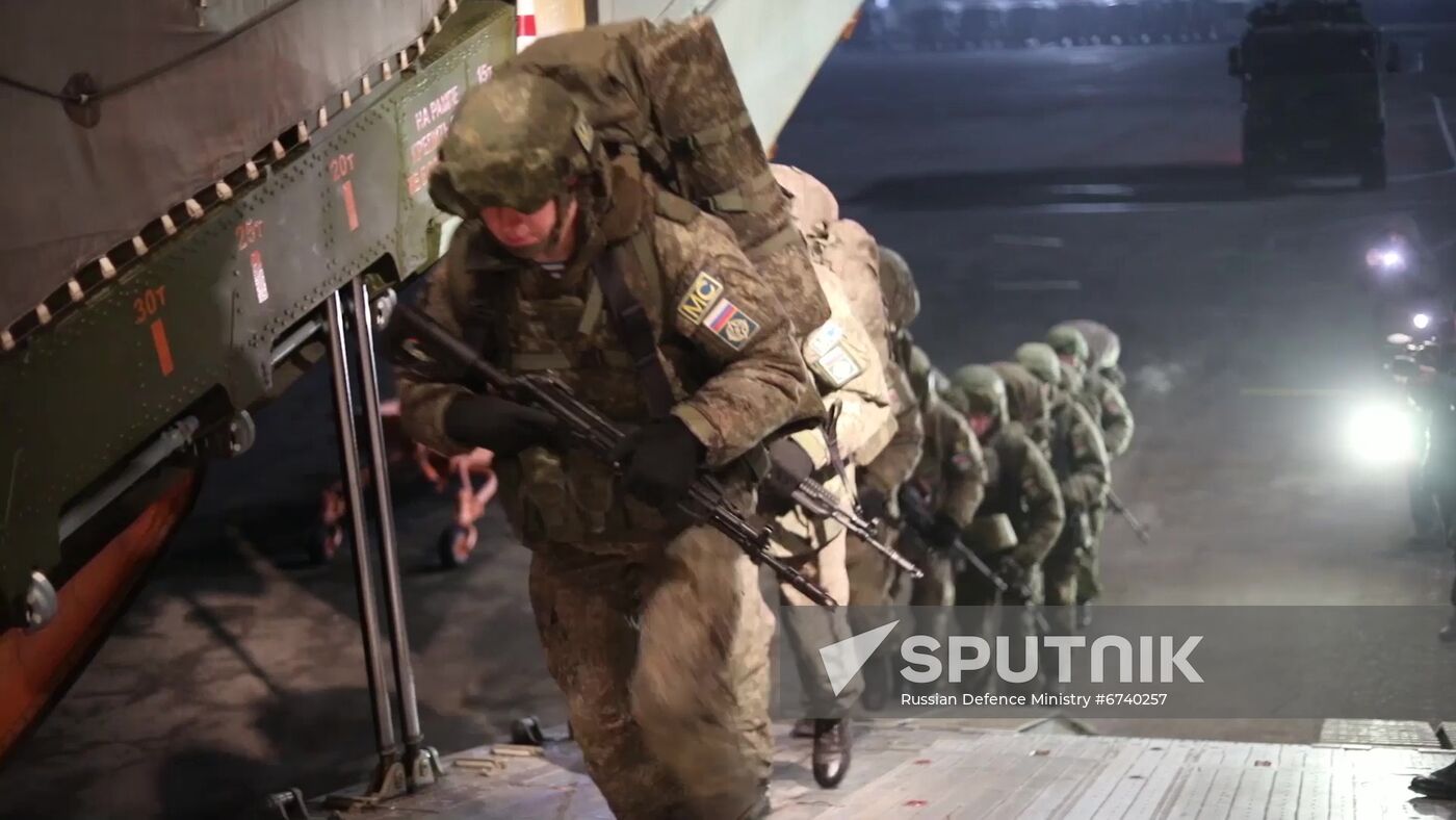 Kazakhstan Russia CSTO Peacekeeping Forces Withdrawal