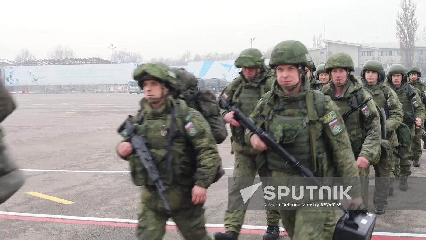 Kazakhstan Russia CSTO Peacekeeping Forces Withdrawal
