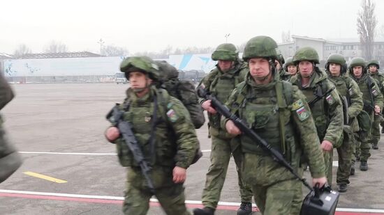 Kazakhstan Russia CSTO Peacekeeping Forces Withdrawal 