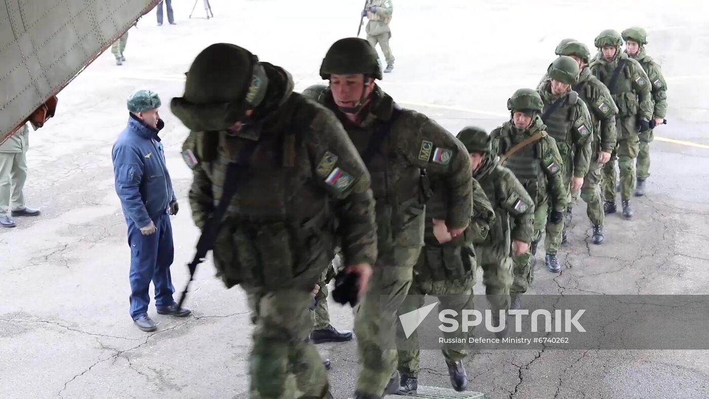 Kazakhstan Russia CSTO Peacekeeping Forces Withdrawal 