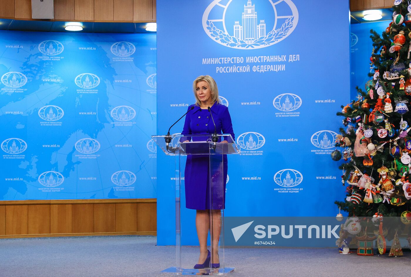 Russia Zakharova Briefing