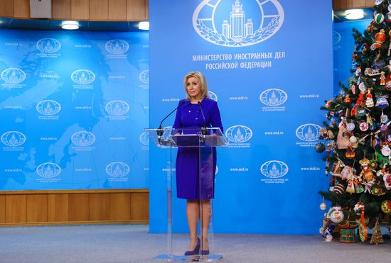 Russia Zakharova Briefing