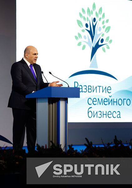 Russia Mishustin Successful Family Forum