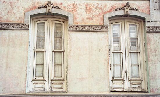 Facade of building in Santa Cruz de Tenerife
