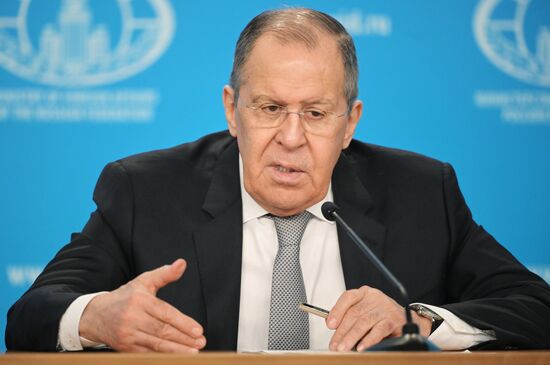 Russia Lavrov News Conference