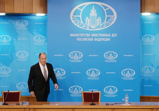 Russia Lavrov News Conference