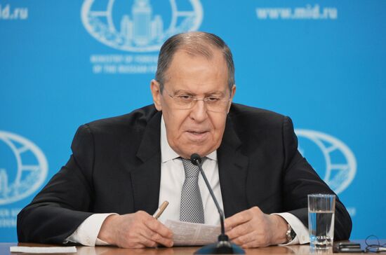 Russia Lavrov News Conference