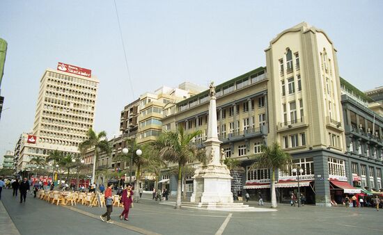 Main street in Santa Cruz de Tenerife