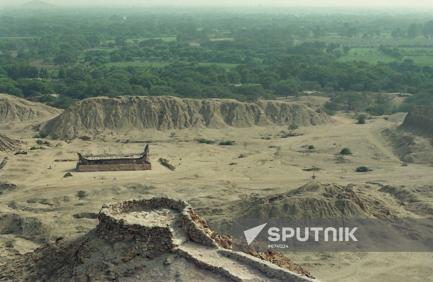 Huaca Larga pyramid in Tucume Valley