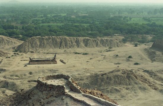 Huaca Larga pyramid in Tucume Valley