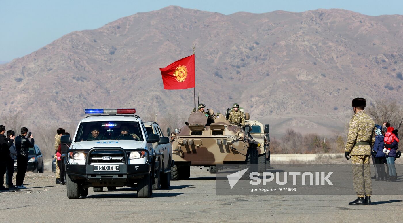 Kyrgyzstan Kazakhstan CSTO Peacekeeping Forces Withdrawal