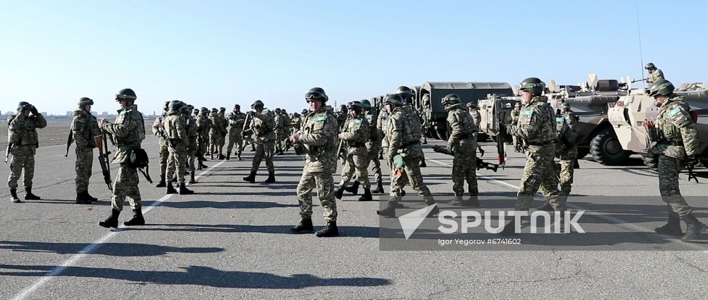 Kyrgyzstan Kazakhstan CSTO Peacekeeping Forces Withdrawal