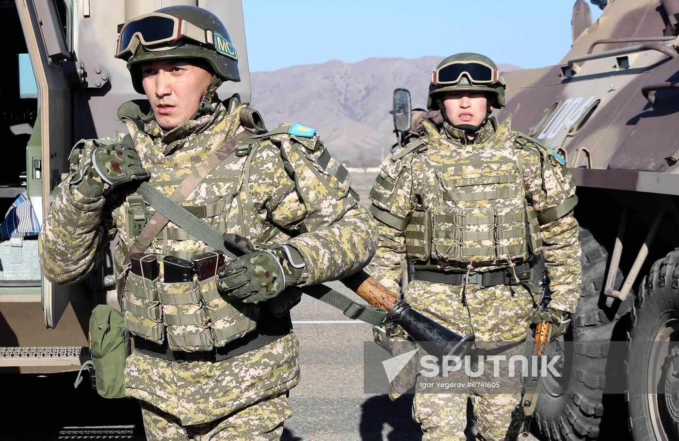 Kyrgyzstan Kazakhstan CSTO Peacekeeping Forces Withdrawal