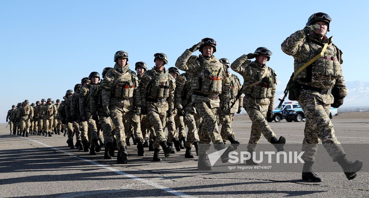 Kyrgyzstan Kazakhstan CSTO Peacekeeping Forces Withdrawal