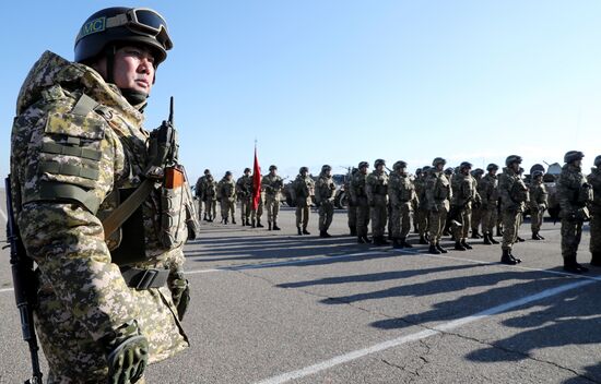 Kyrgyzstan Kazakhstan CSTO Peacekeeping Forces Withdrawal