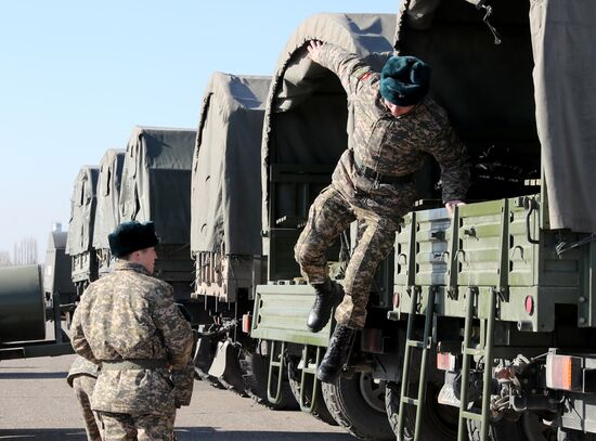 Kyrgyzstan Kazakhstan CSTO Peacekeeping Forces Withdrawal