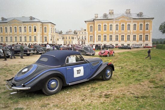 International vintage cars rally in Latvia