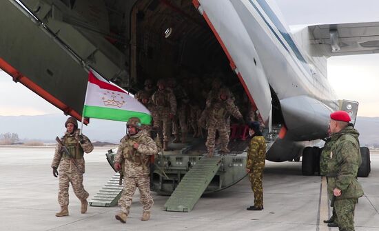 Tajikistan Kazakhstan CSTO Peacekeeping Forces