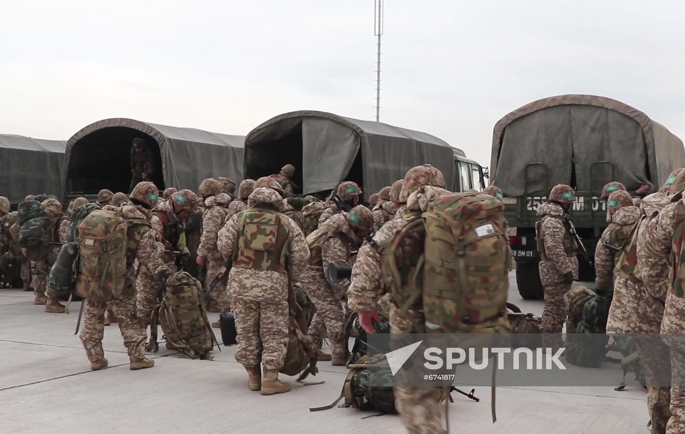 Tajikistan Kazakhstan CSTO Peacekeeping Forces