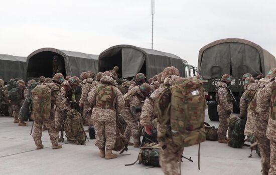 Tajikistan Kazakhstan CSTO Peacekeeping Forces