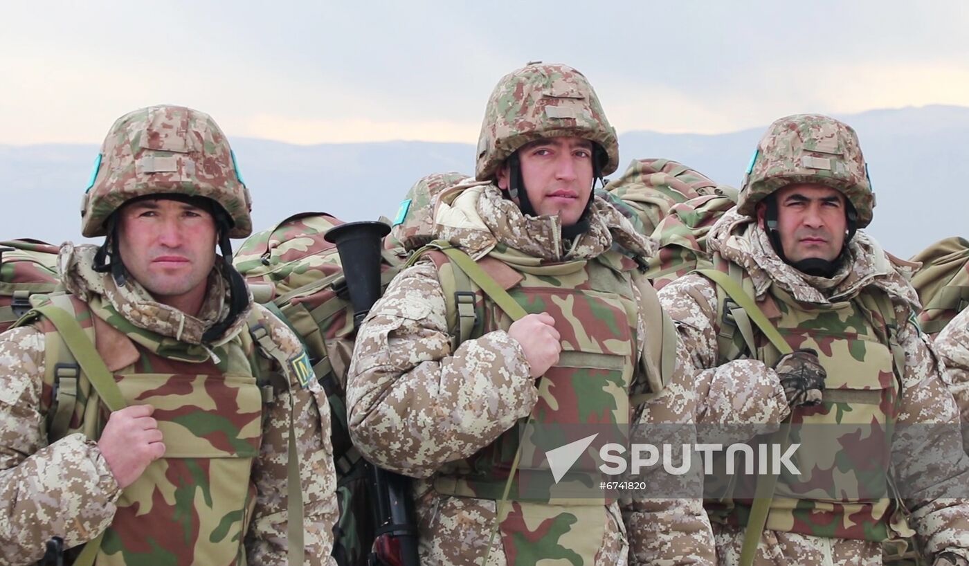 Tajikistan Kazakhstan CSTO Peacekeeping Forces